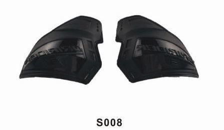 Protectores de hombro de metal de diseño de moda de larga duración para protección del hombro
