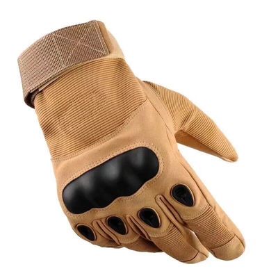 Guantes tácticos a prueba de agua para dedos completos de color verde para entusiastas del deporte
