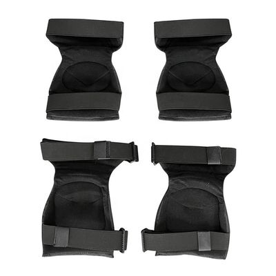 Un tamaño único para todos Los colchones de codo de rodilla negros para la protección del entrenamiento deportivo