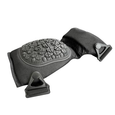 Un tamaño único para todos Los colchones de codo de rodilla negros para la protección del entrenamiento deportivo