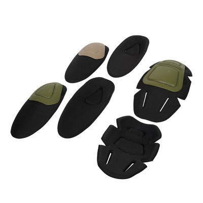 Protector de rodilla y codo multicolor de cáscara dura para traje de rana Protección duradera