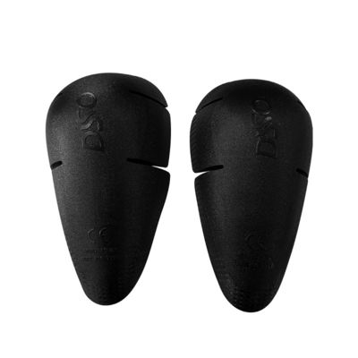 Protectores de rodilla y codo de PU con certificación CE de color negro flexible para ciclistas Logotipo personalizable