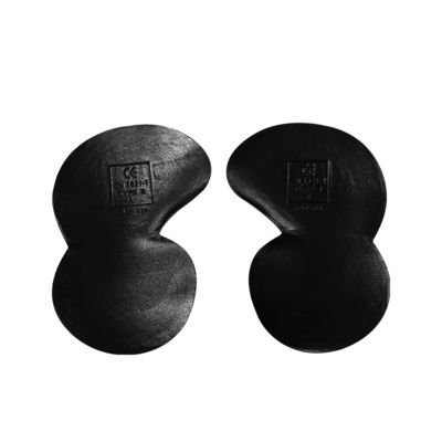 Protectores de rodilla y codo de PU con certificación CE de color negro flexible para ciclistas Logotipo personalizable