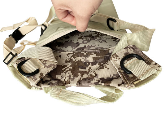 Mochila para el exterior multicolor con botella de agua para entrenamiento multifunción