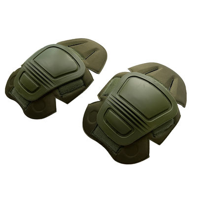Pads funcionales de codo y rodilla ajustables de tamaño único para la protección del cuerpo en color verde caliente