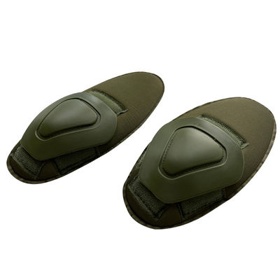 Pads funcionales de codo y rodilla ajustables de tamaño único para la protección del cuerpo en color verde caliente