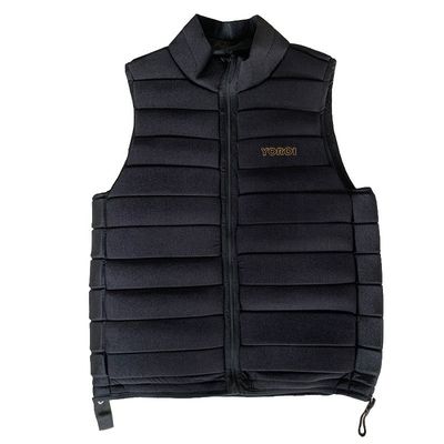 Chaleco para protección corporal ligero y personalizable en negro/diseño personalizado