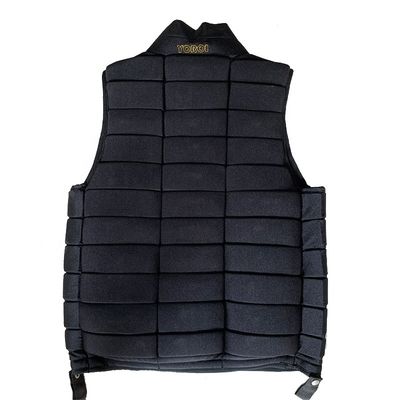 Chaleco para protección corporal ligero y personalizable en negro/diseño personalizado
