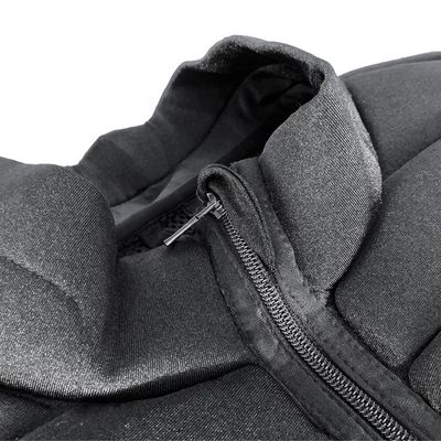 Chaleco para protección corporal ligero y personalizable en negro/diseño personalizado