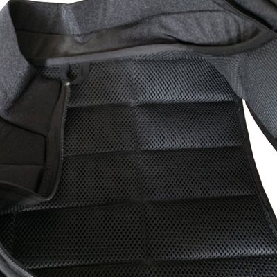 Chaleco para protección corporal ligero y personalizable en negro/diseño personalizado