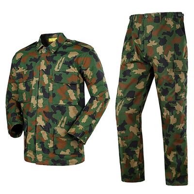 Protección contra los rayos UV Bosques BDU Entrenamiento de la guardia Uniformes de ropa personalizada 1,5 por juego