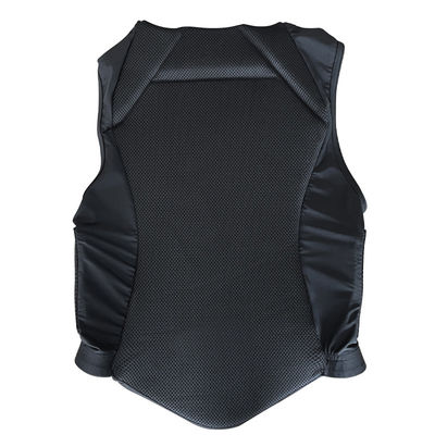 Chaleco unisex certificado por la CE para montar a caballo acolchado y transpirable 1 kg negro