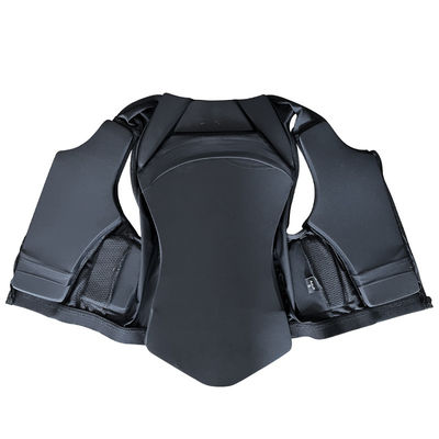 Chaleco unisex certificado por la CE para montar a caballo acolchado y transpirable 1 kg negro