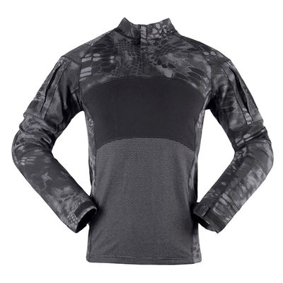 Color personalizado camisa de punto de manga larga de hombre uniforme para el traje de entrenamiento de rana de verano
