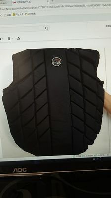 Certificación CE Vestido para el caballo negro para el cuidado y la protección ligero