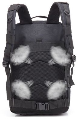 Mochila de 45L Sistema MOLLE de gran capacidad y mango suave para paquete de aventura al aire libre