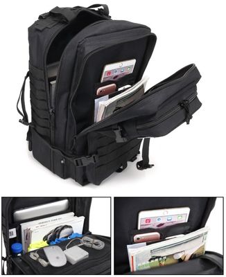 Mochila de 45L Sistema MOLLE de gran capacidad y mango suave para paquete de aventura al aire libre