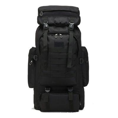 Poliéster revestimiento 80L de gran capacidad Camping de senderismo Mochila para viajes y senderismo