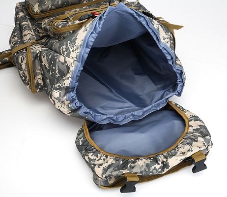 Poliéster revestimiento 80L de gran capacidad Camping de senderismo Mochila para viajes y senderismo