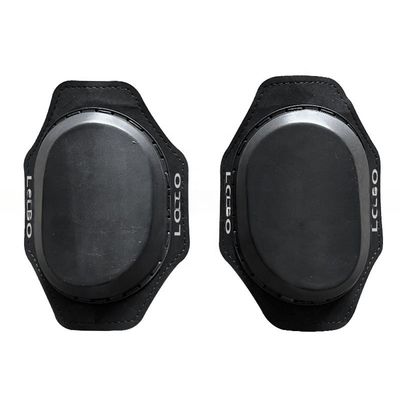 Proteja sus rodillas con nuestro resistente deslizador de rodilla de motocicleta de 420 g / par Negro / personalizado