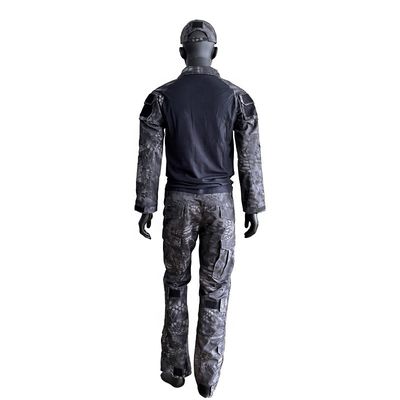 Camiseta de tricotado de manga larga de poliéster/algodón para hombres Traje uniforme de rana en color personalizado
