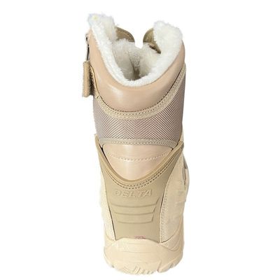 Botas de senderismo de alta talla de cuero genuino de suela media para hombres para seguridad y rendimiento al aire libre