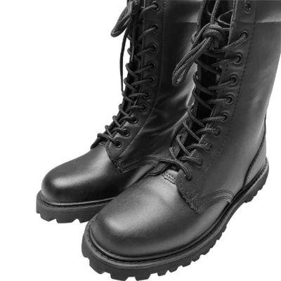 Botas de entrenamiento de suela media de cuero genuino resistentes en color personalizado para condiciones difíciles