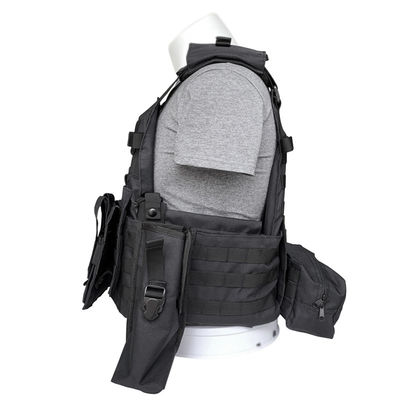Vestido de protección multifunción con sistema Molle y bolsas para la seguridad del cuerpo en tamaños S-2XL