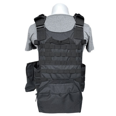 Vestido de protección multifunción con sistema Molle y bolsas para la seguridad del cuerpo en tamaños S-2XL