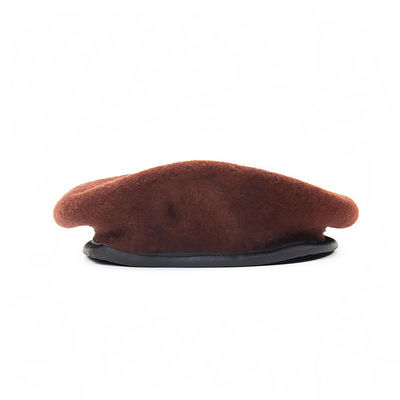 Boina confortable y transpirable 100% material de lana para adultos con estilo casual