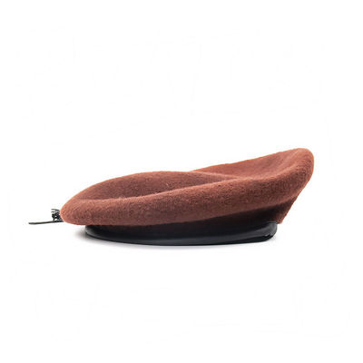 Boina confortable y transpirable 100% material de lana para adultos con estilo casual