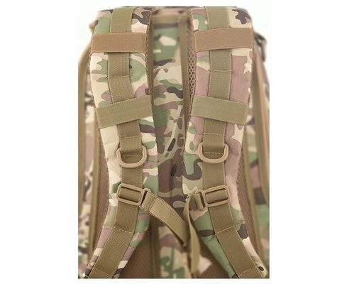 Entrenamiento al aire libre Mochila impermeable con sistema Molle y espalda curva fisiológica