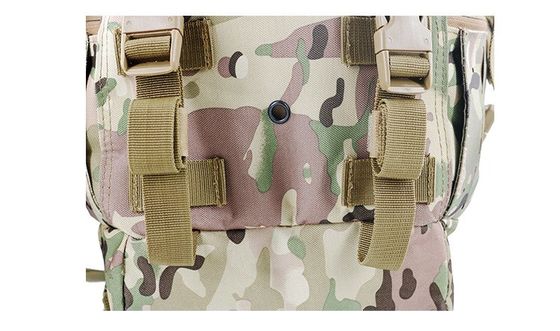 Entrenamiento al aire libre Mochila impermeable con sistema Molle y espalda curva fisiológica