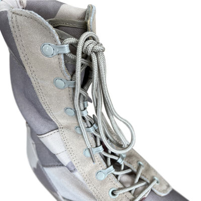 Botas verdes de desierto y botas de selva masculinas con cremallera con suela media de cuero genuino