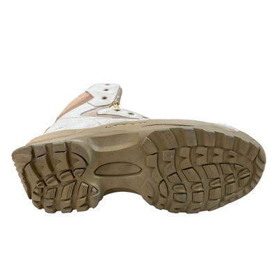 Botas de entrenamiento de cuero personalizadas de 8 pulgadas 1.5 kg / par para exteriores y tamaño estadounidense 6.5-12.5