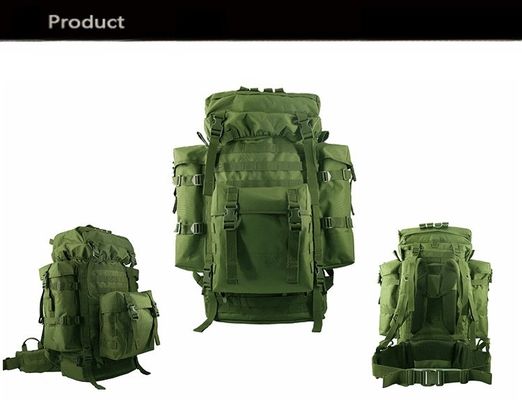 Mochila personalizada de patrón de paisaje tipo 80L para deportes al aire libre y camping