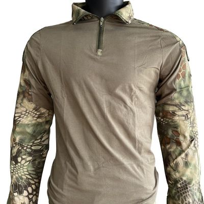 Traje transpirable al aire libre Traje de rana verde oliva negro con 4 estaciones y tela TWILL