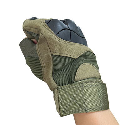 Guantes de entrenamiento de protección SKI de medio dedo verdes personalizados para protección