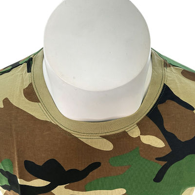 Protección básica Camiseta masculina para entrenamiento en deportes al aire libre y algodón de poliéster