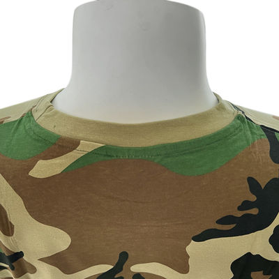 Protección básica Camiseta masculina para entrenamiento en deportes al aire libre y algodón de poliéster