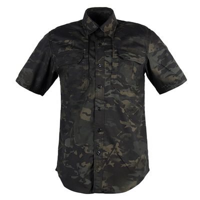Camisas casuales camisa de vestir formal de hombre con manga corta camisa corta para uso al aire libre