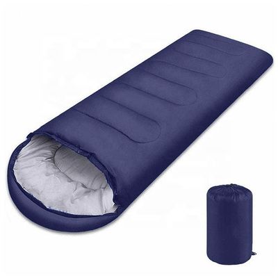 Acampada al aire libre Esenciales colores personalizados impermeable Saco de dormir grande con algodón caliente