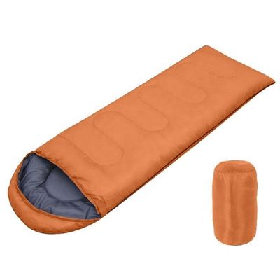 Acampada al aire libre Esenciales colores personalizados impermeable Saco de dormir grande con algodón caliente