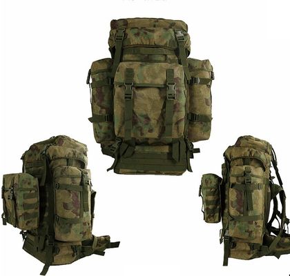 Bolso de viaje de tejido de Oxford de revestimiento de poliéster 80L 900D con cinta de PP y hebilla POM
