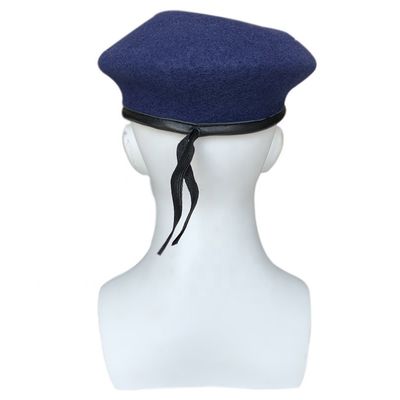 Elegante gorra de boina roja con tamaño ajustable 0.2kg/pc tamaño universal 56-60cm lana