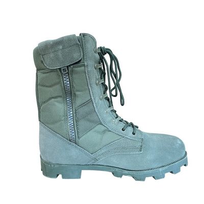Botas de entrenamiento de piel de vaca azul y caucho para hombres Confortables zapatos de longitud del tobillo