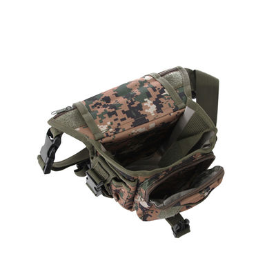 Bolso portátil de cintura impermeable para viajes de senderismo Cuatro estaciones y color sólido