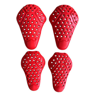 254*158mm Protectores de PU de rebote lento con certificación CE A prueba de golpes para actividades de motociclismo