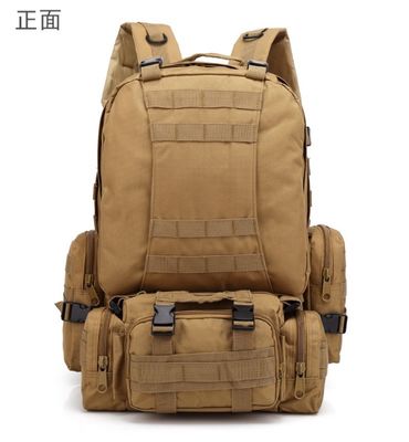 Mochila de tejido de Oxford 55L 600D a prueba de agua y humedad para actividades deportivas