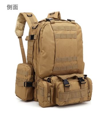 Mochila de tejido de Oxford 55L 600D a prueba de agua y humedad para actividades deportivas